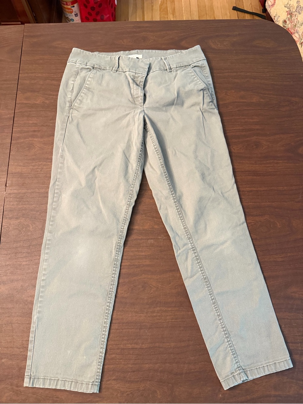 LOFT Light Gray Casual Pants